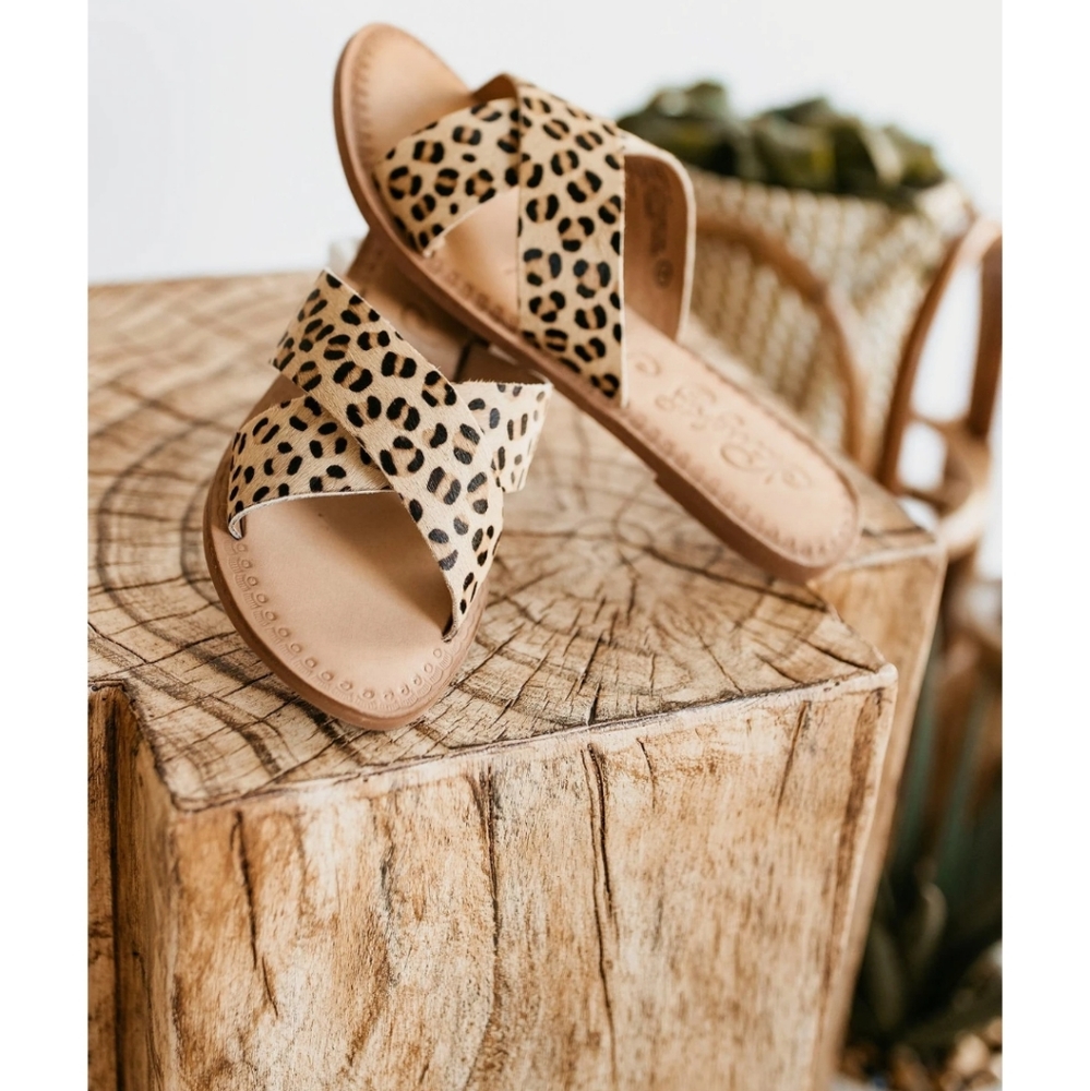 Naughty Monkey Leopard sandles